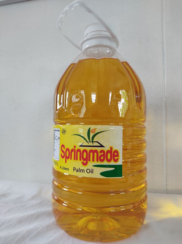 COOKING OIL SPRINGMADE PALM OIL 4 LITERS ALSO AVAILABLE IN 1L 1 5L