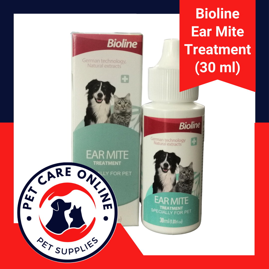 Bioline EAR MITE Treatment, 30ml, for Dogs and Cats Lazada PH