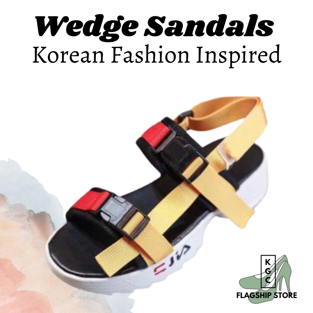 sandal wedges fila