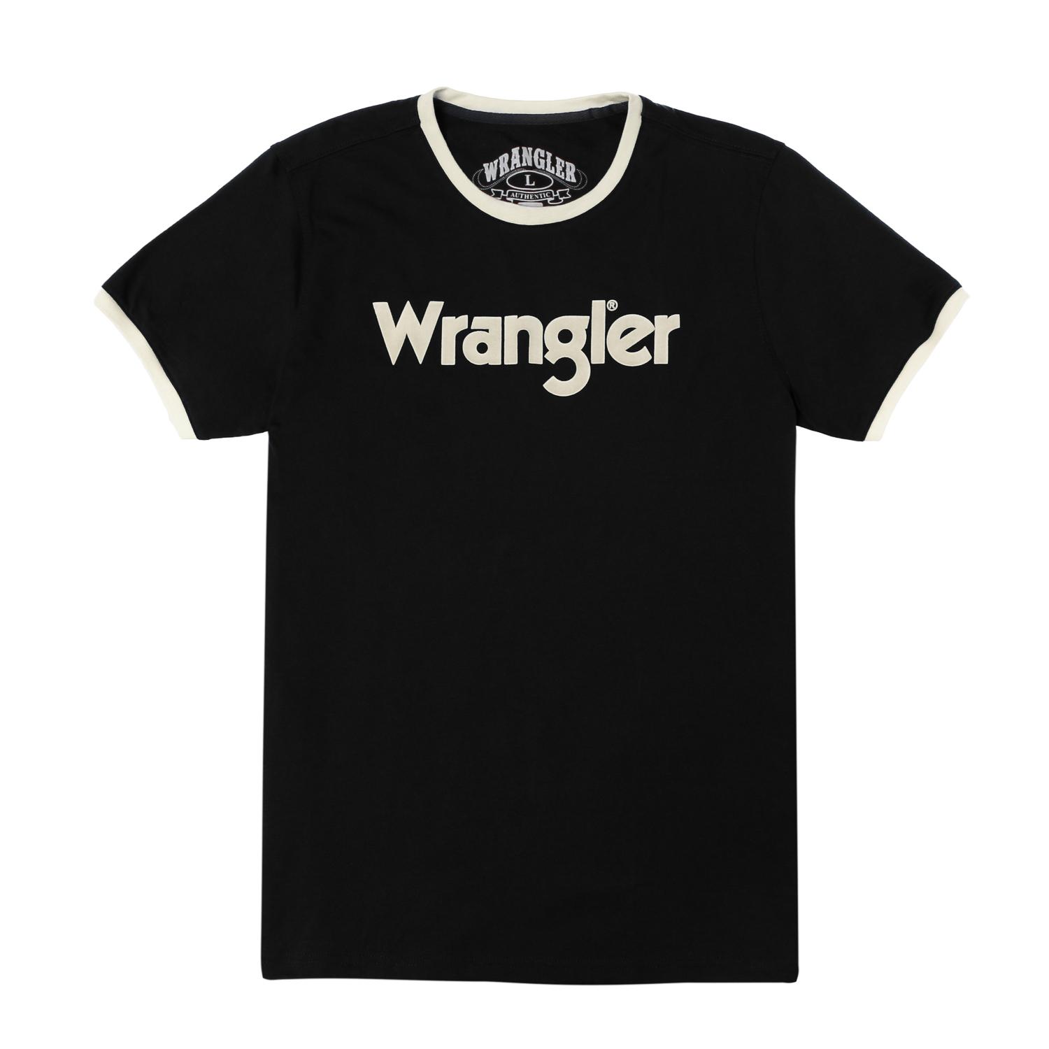 wrangler t shirt black
