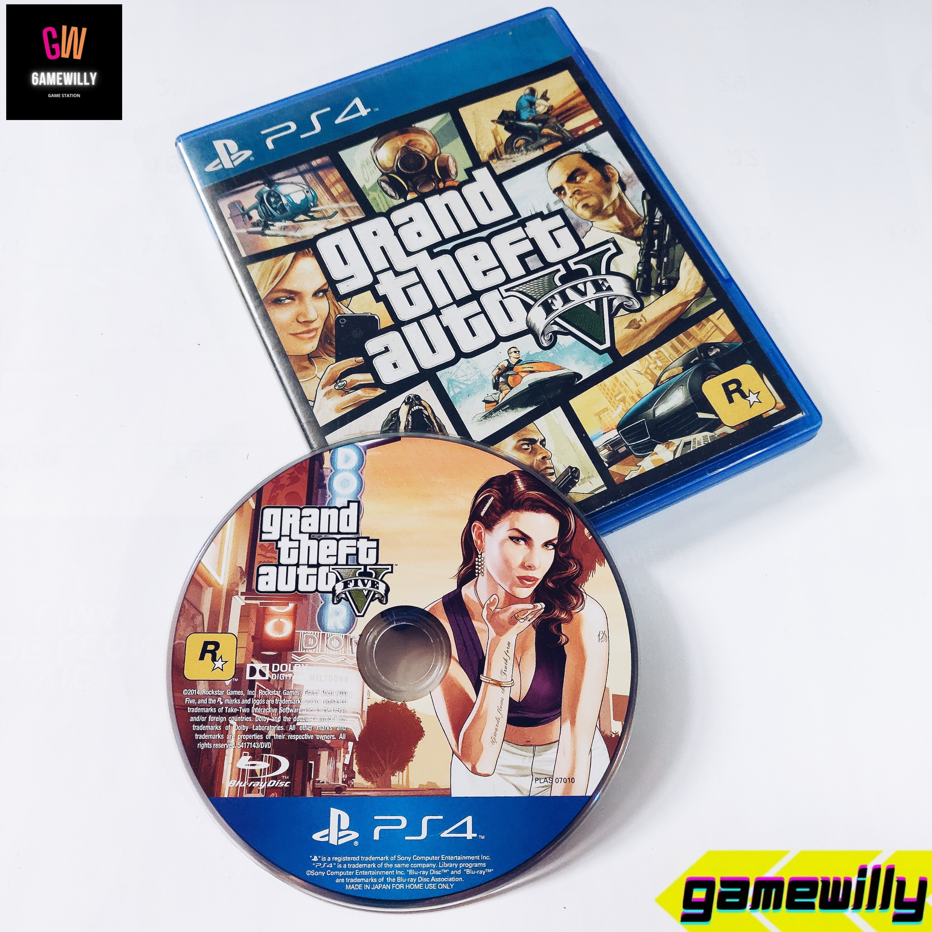 NEW PS4 Grand Theft Auto V GTA5 GTA Asian ENGLISH Version 