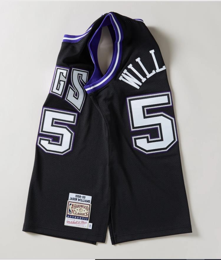 Sacramento Kings Jason Williams #55 Nba Classic Black Jersey