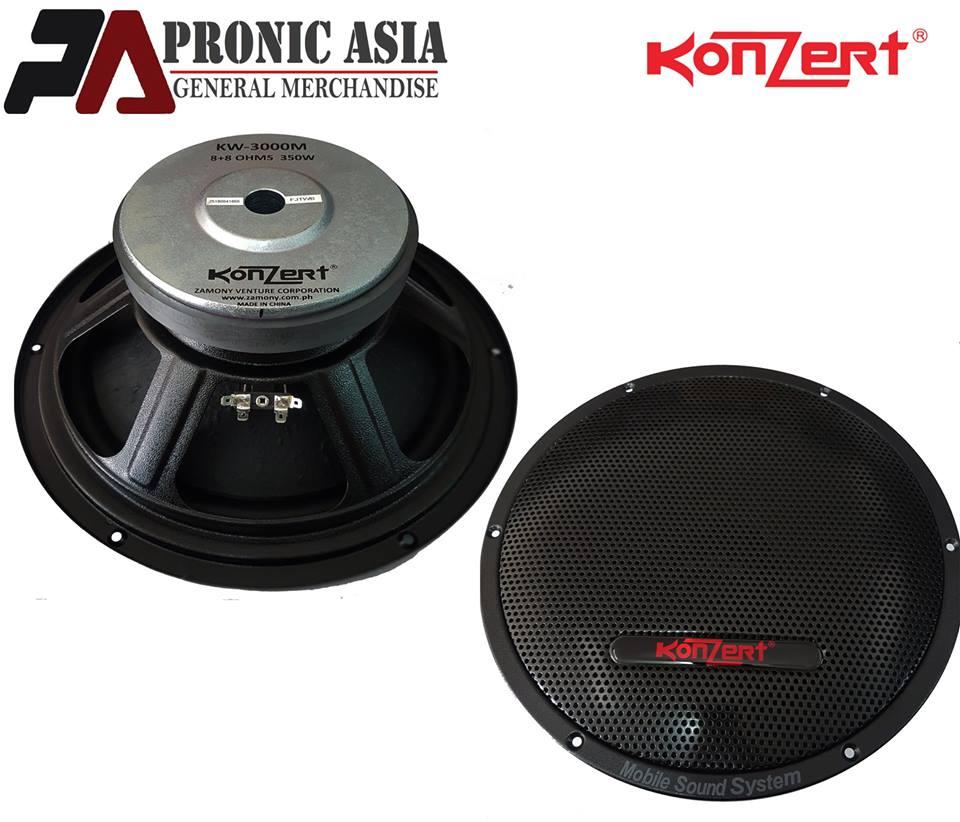 konzert 12 inch speakers