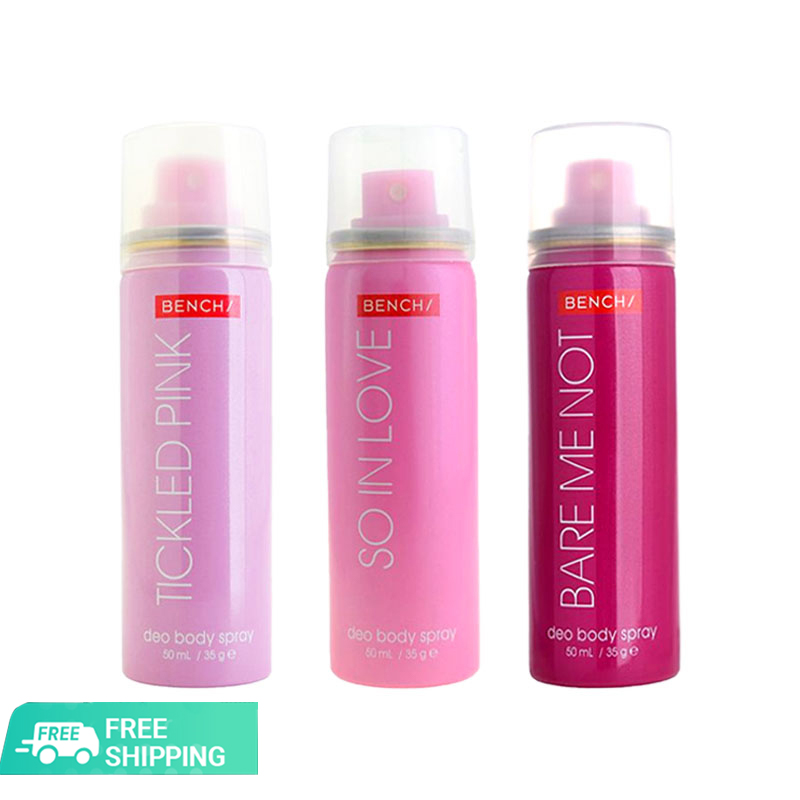 Bench Pink Deo Body Spray (Tickled/So In Love/Bare Me Not) Pink
