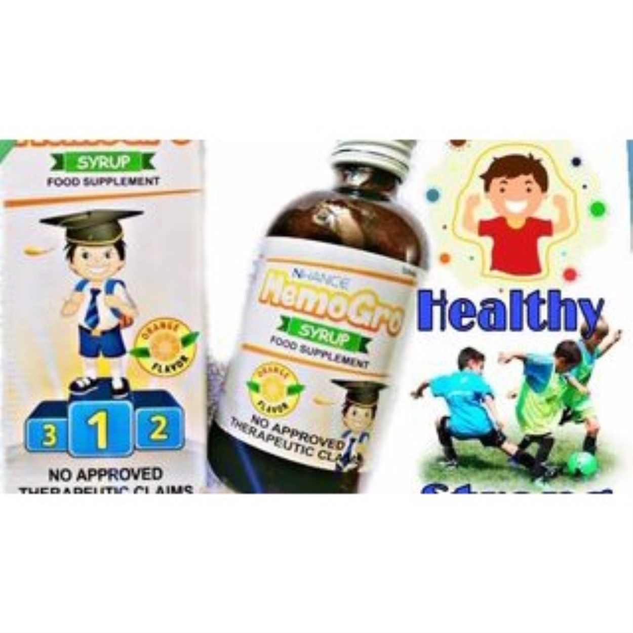 Nhance Memogro Multivitamins for kids 1 TO 12 YEARS OLD 120ml 2024