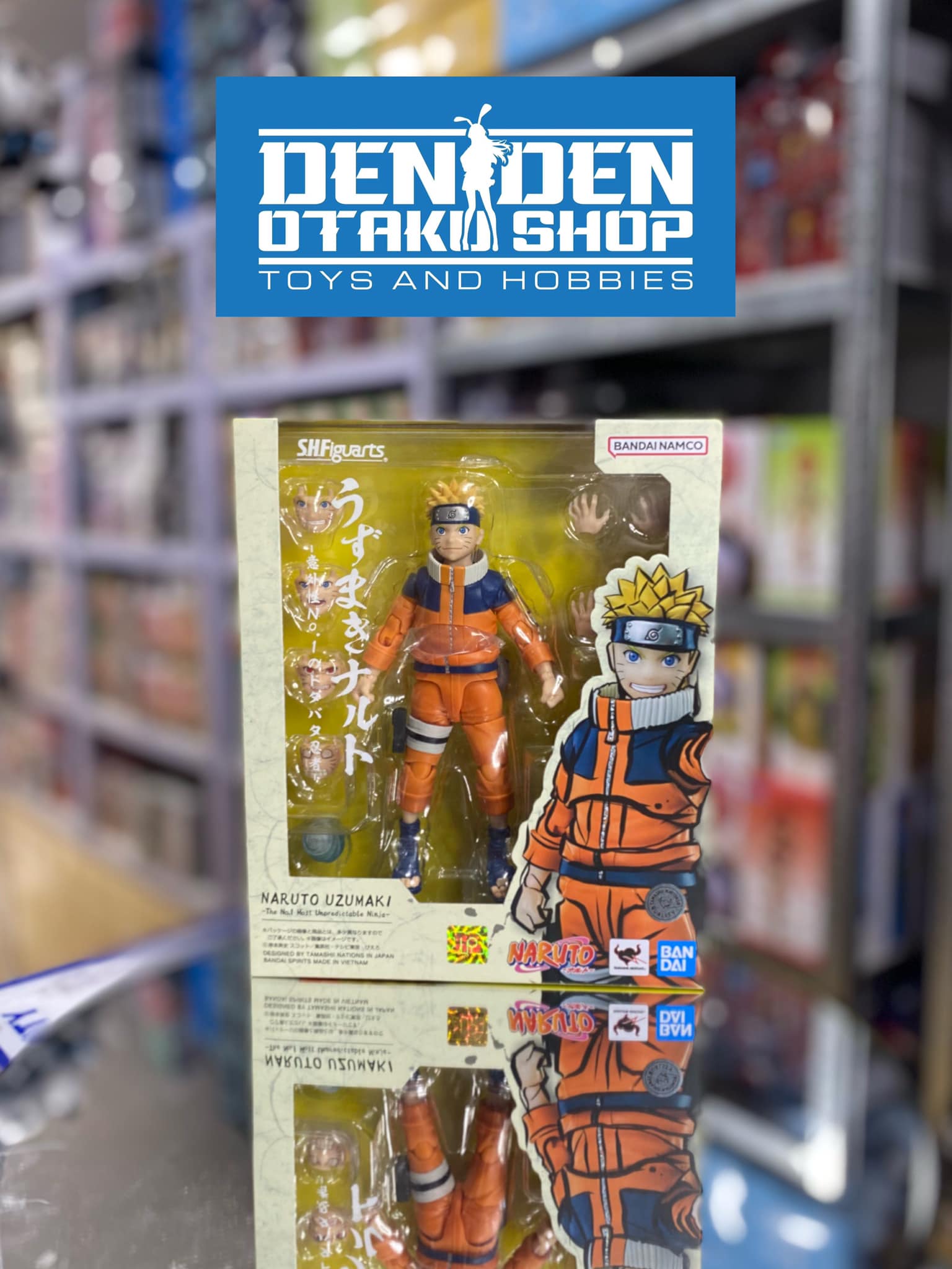 S.H. Figuarts Kid Naruto Uzumaki No.1 Most Unpredictable Ninja Action Figure