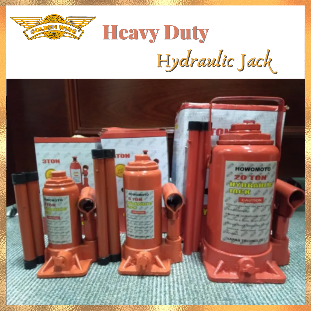 Howomoto Heavy Duty Hydraulic Jack Car Truck (3, 5, 10, 15, 20, 30 TONS