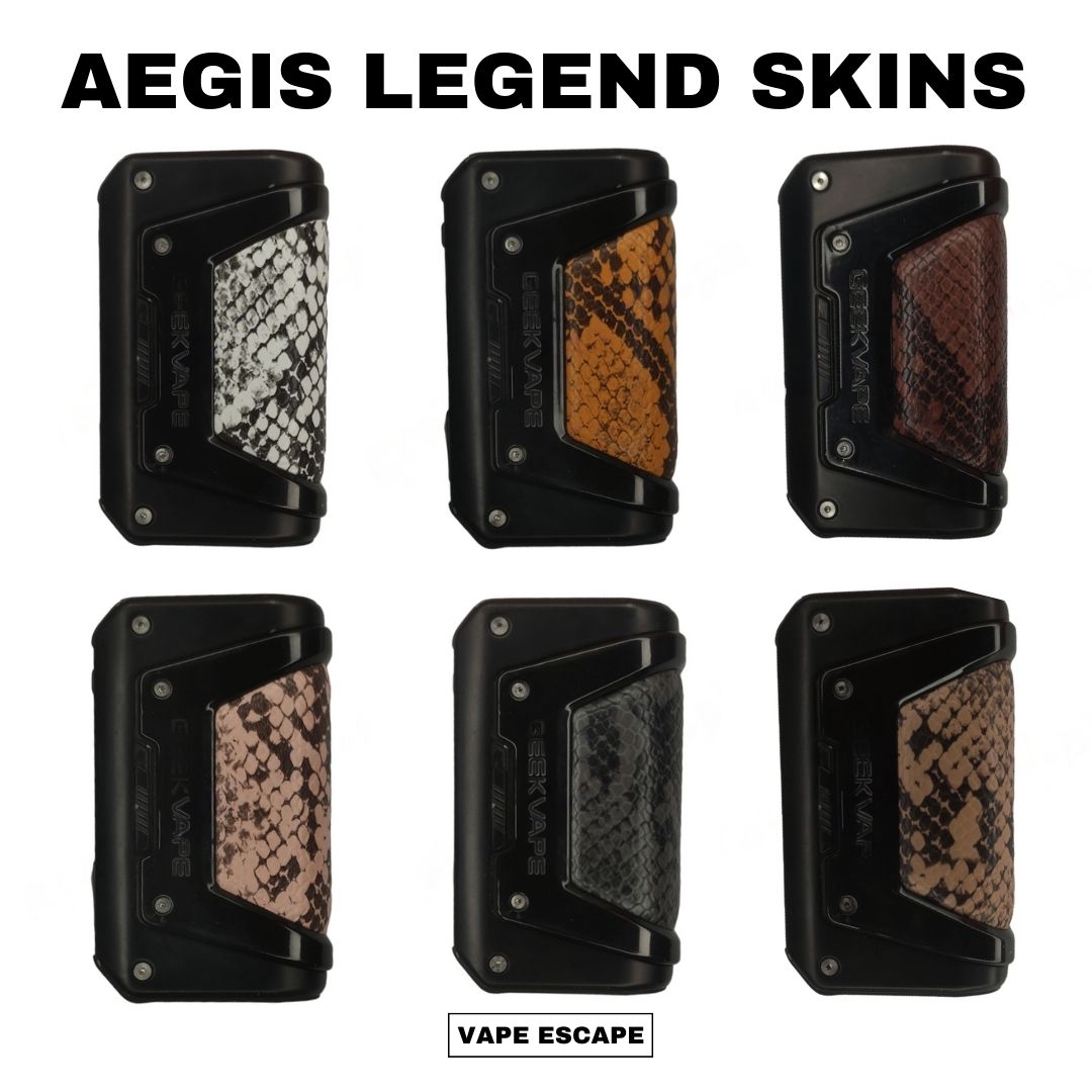 elf bar vape uk Aegis Legend V1 & V2 Skin Replacement- Snakeskins Design