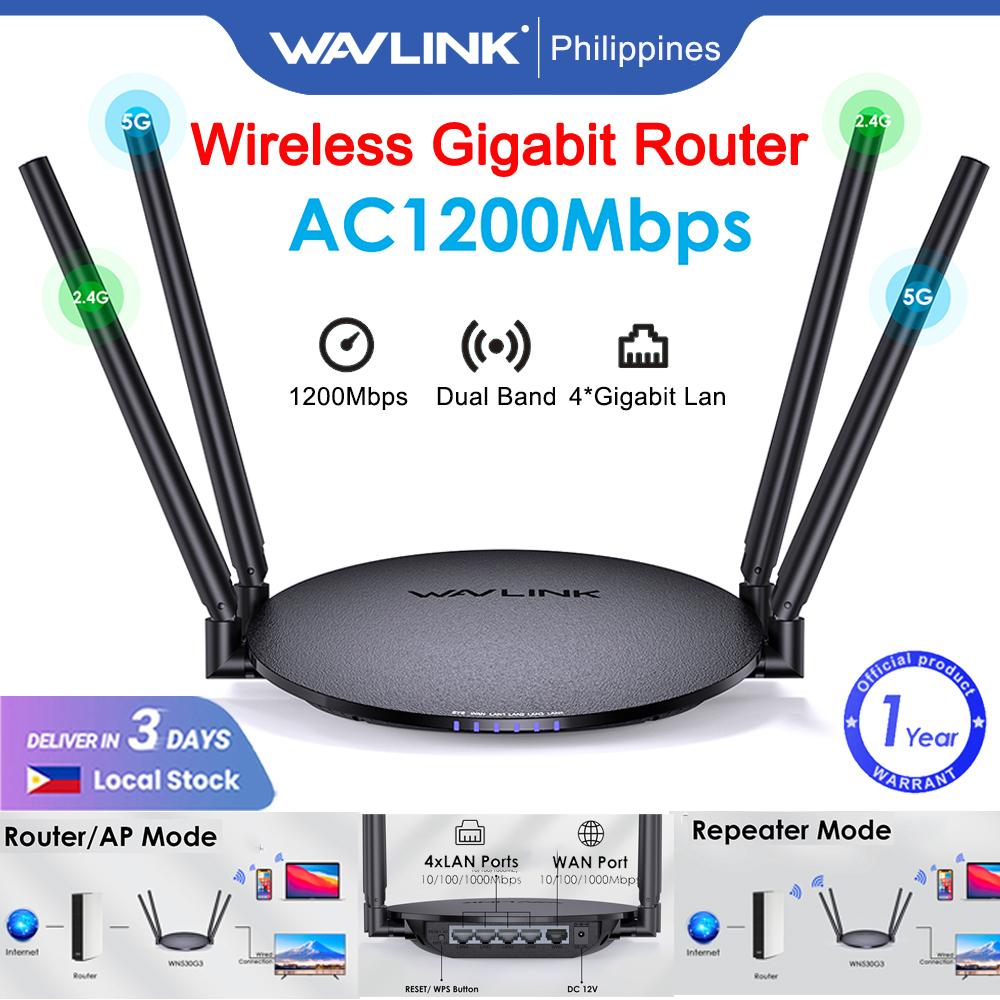 WAVLINK Wireless Router 1200Mbps Dual Band