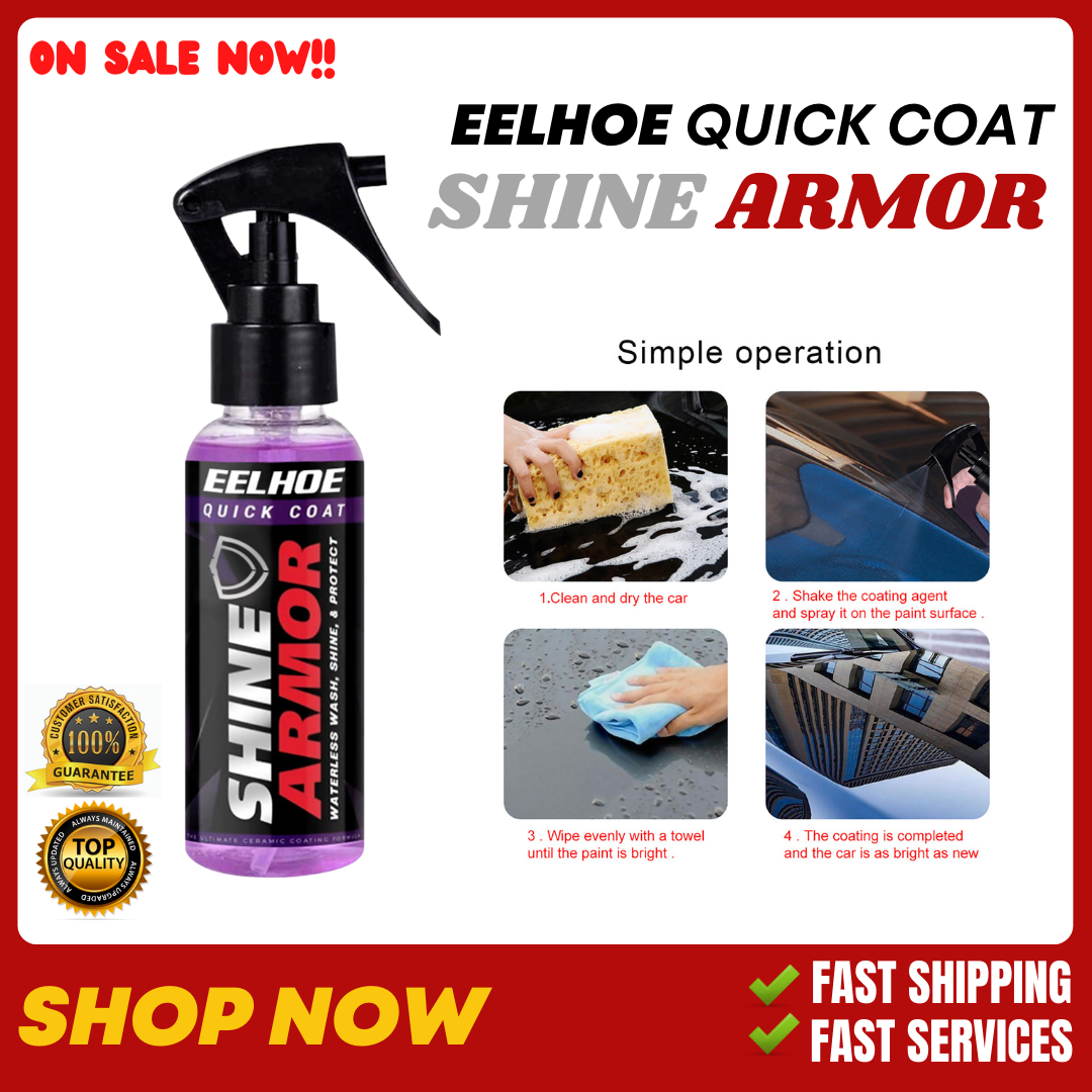 SHINE ARMOR EELHOE Quick Coat Ceramic Coating Car Wax Polish Spray
