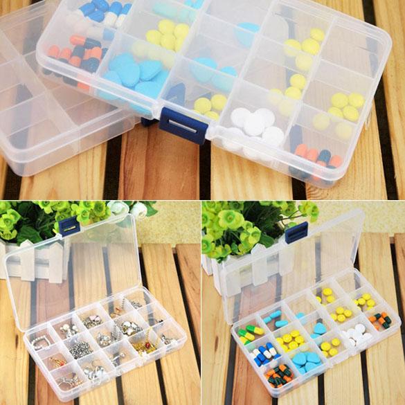 Detachable Clear Plastic Divided Storage Box review and price