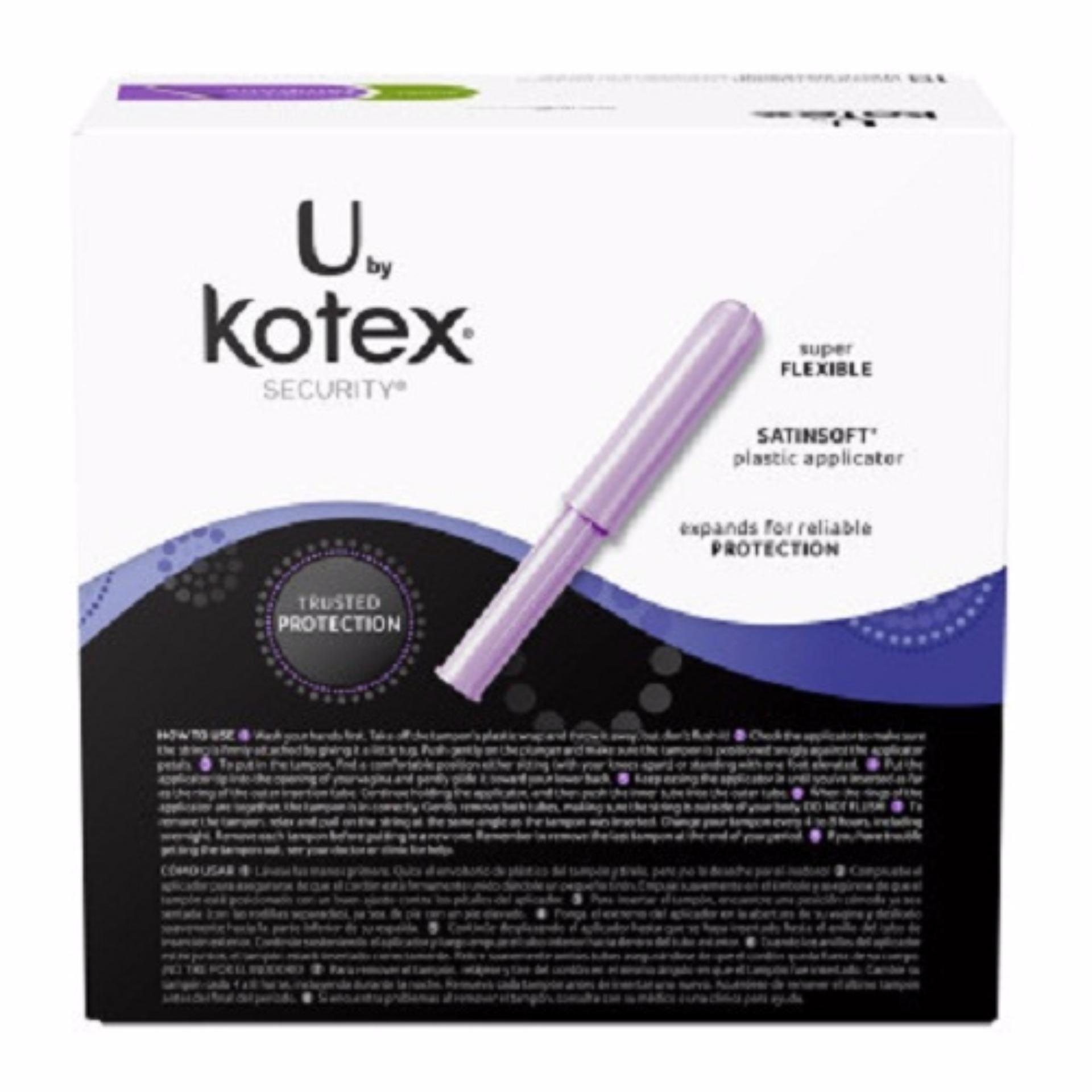 Kotex Super Security Tampons 18Pcs review and price