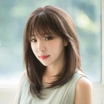 Women Korean Fashion Girls Air Bangs Wig Hair Wig Intl