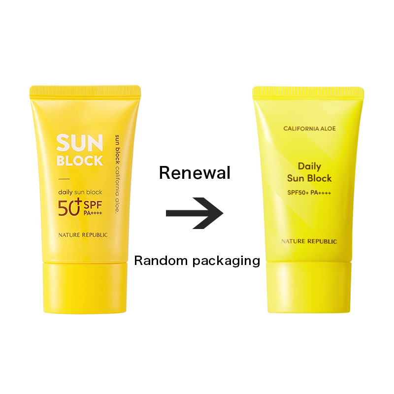 Ready stock Nature Republic California Aloe Daily Sun Block SPF50+ PA