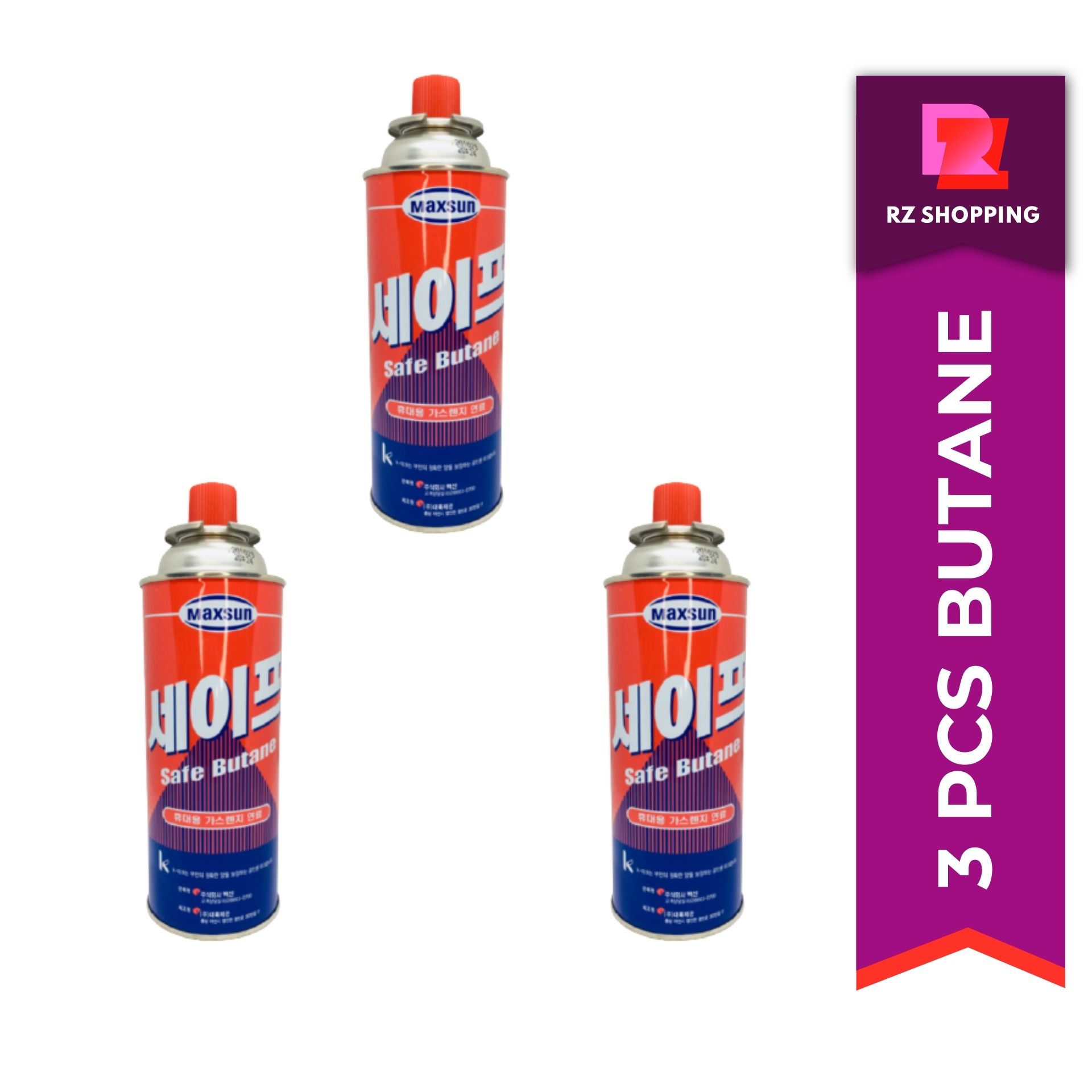 RZ 3pcs Maxsun Butane Gas,Butane Gas Stove,Maxsun Butane,Outdoor Stove