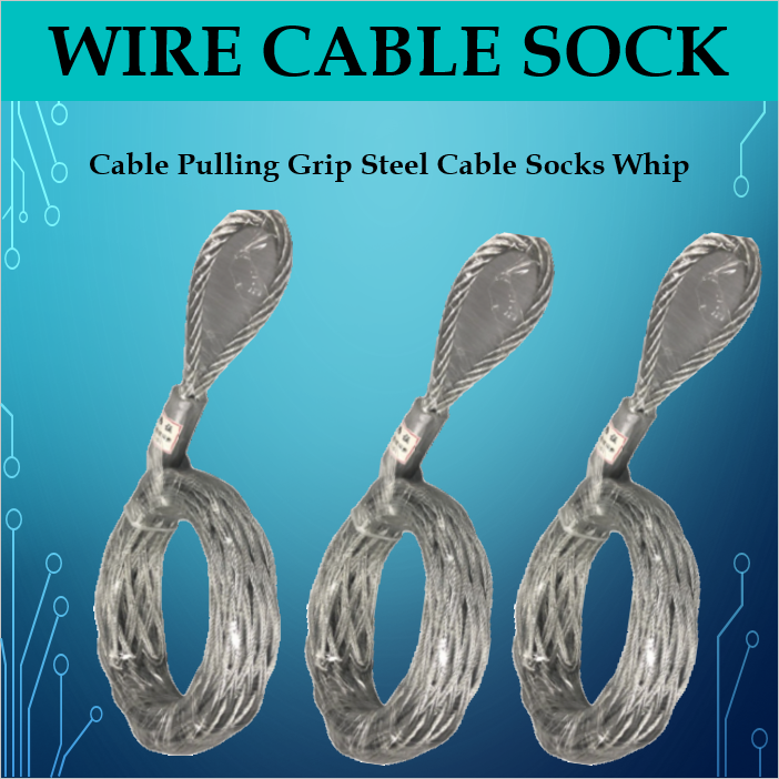 Equipment Pro Electric Wire Stick Wire Rope Sock Cable Pulling Grip