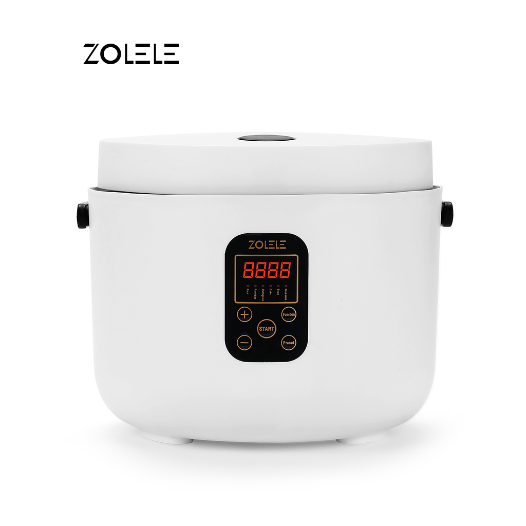 Zolele 3L Multifunction NonStick Rice Cooker with PRESET For 24
