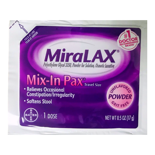 MiraLAX | Single Dose Sachets, 10 Count (Packaging may Vary) NO BOX ...