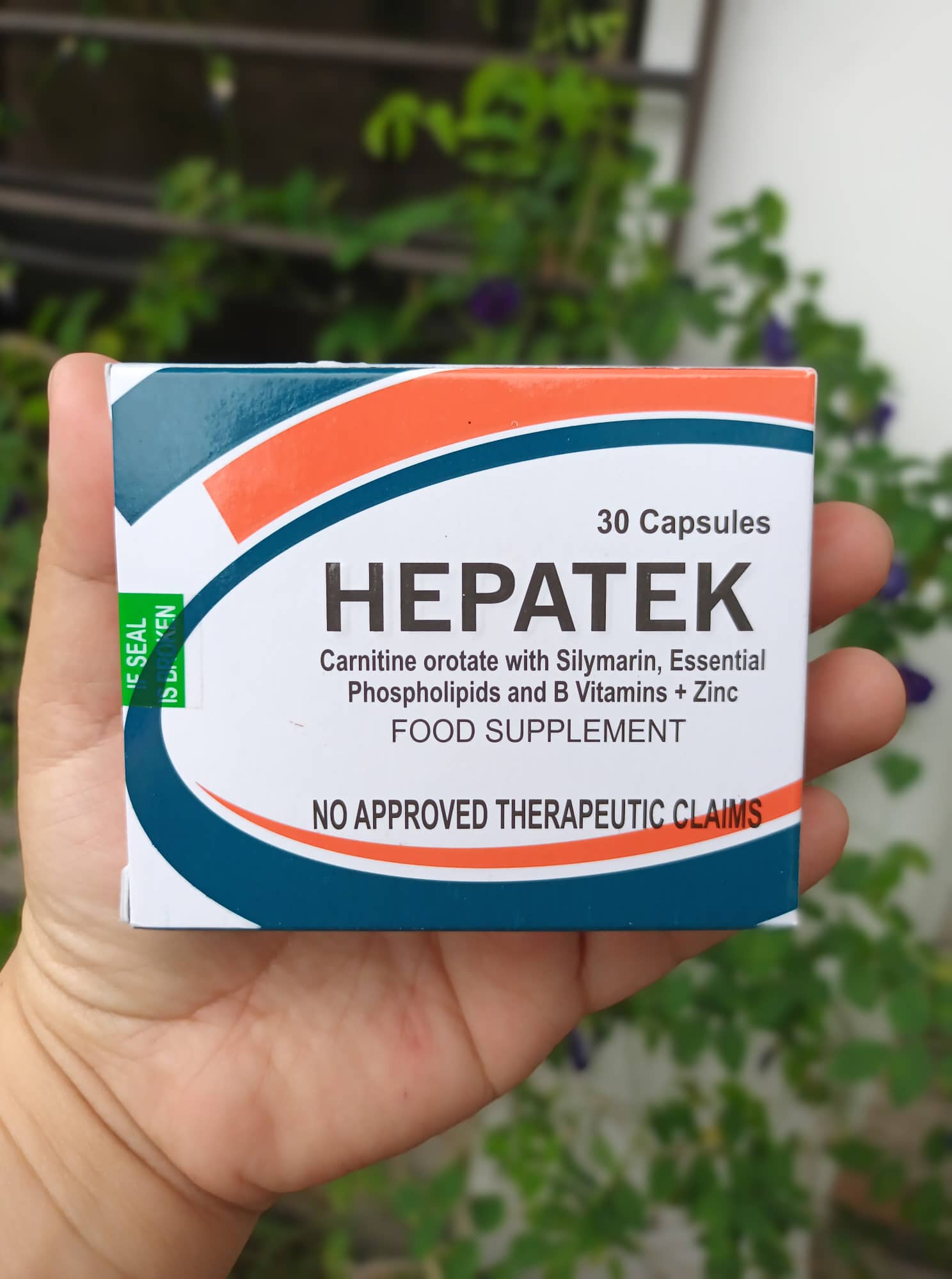 Hepatek Carnitine orotate with Silymarin, Essential Phospholipids and B