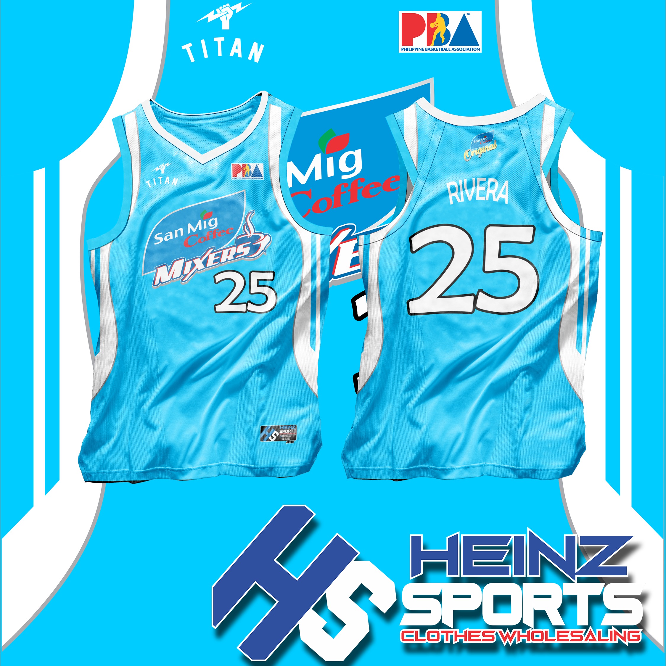 SAN MIGUEL BEERMEN BASKETBALL JERSEY FREE CUSTOMIZE NAME AND NUMBER ONLY  full sublimation
