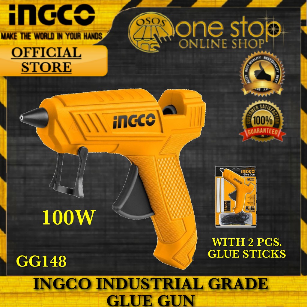 ♗INGCO Original Industrial Grade Glue Gun 100W GG148♖ Lazada PH