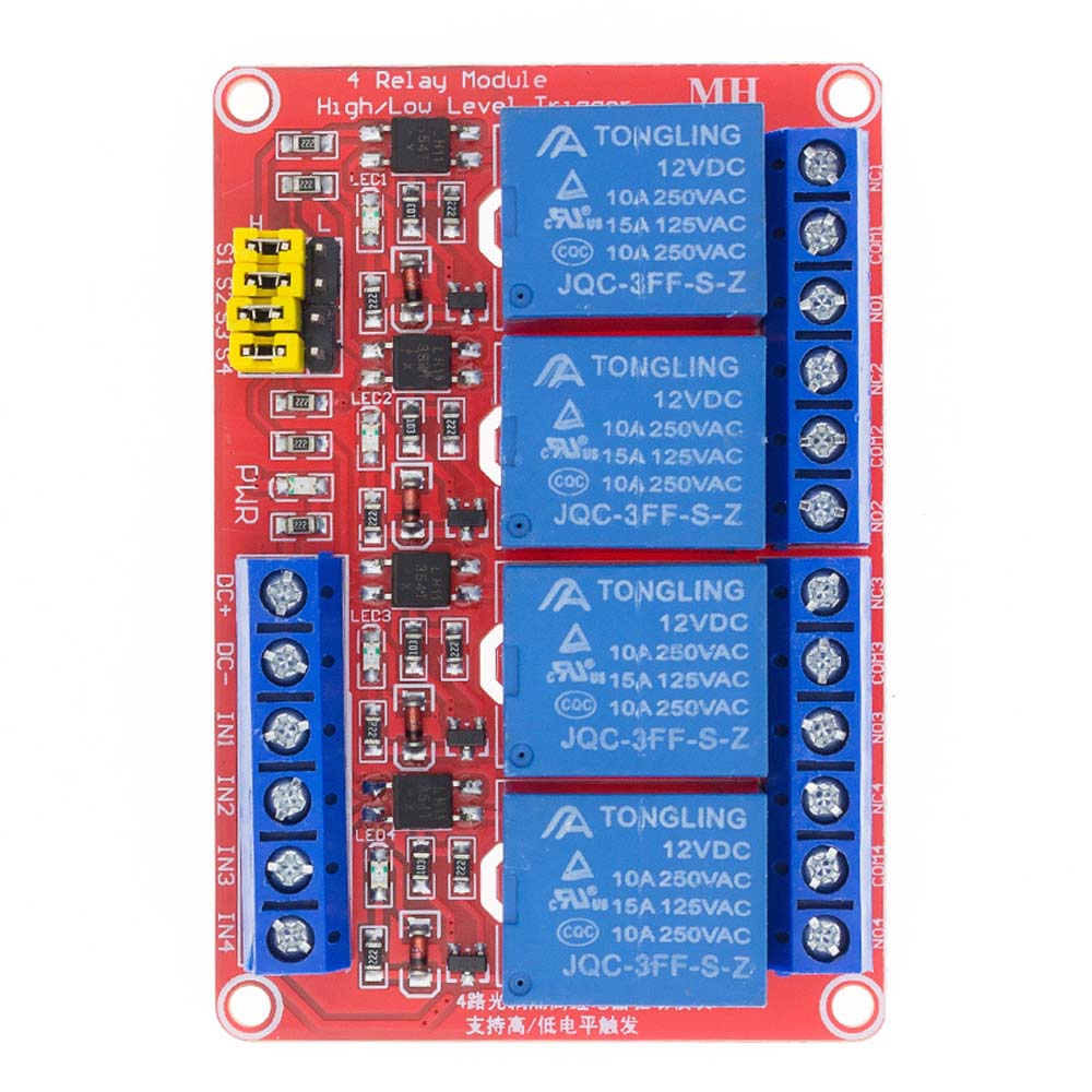 DUOJI 1 2 4 8 Way For Arduino Relays High Level Trigger Low Level