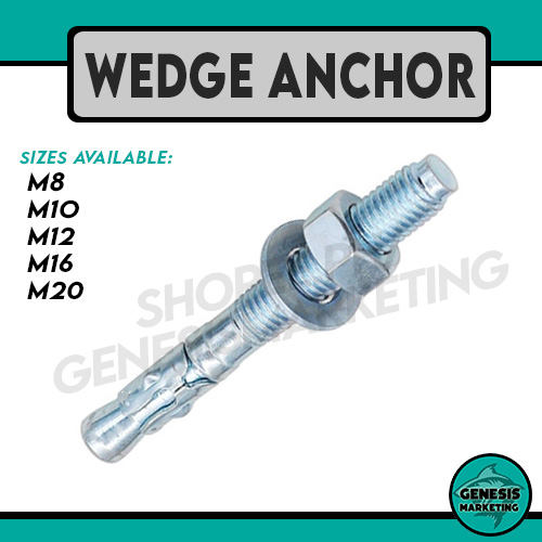 Wedge Anchor 8mm to 24mm / Expansion Bolt / Mechanical Anchor Bolt