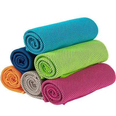 6 Pack Cooling Towel Soft Breathable Ice Sports Towel Absorbent Fast Drying Towels for Yoga Sport Workout Fitness