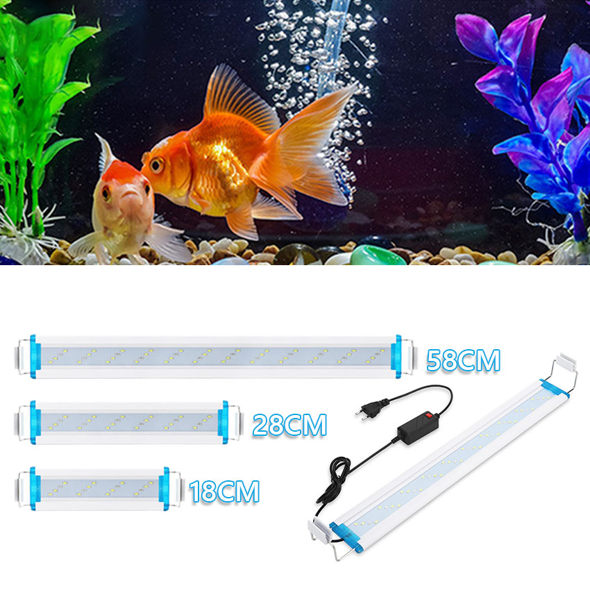 Aquarium Light Aquatic Plant Light Clip Waterproof 1885cm Fish Tank