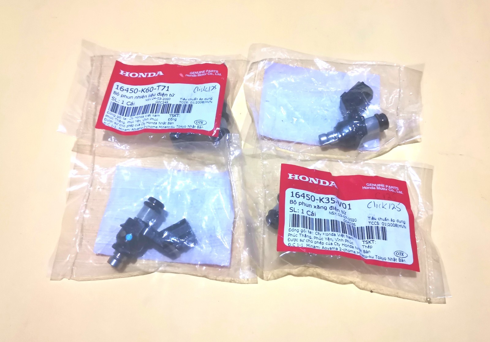 Genuine Honda Fuel Injector Parts For Honda Click 150cc V1 V2 Lazada PH