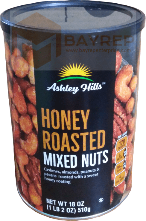 Ashley Hills Honey Roasted Mixed Nuts, 510g