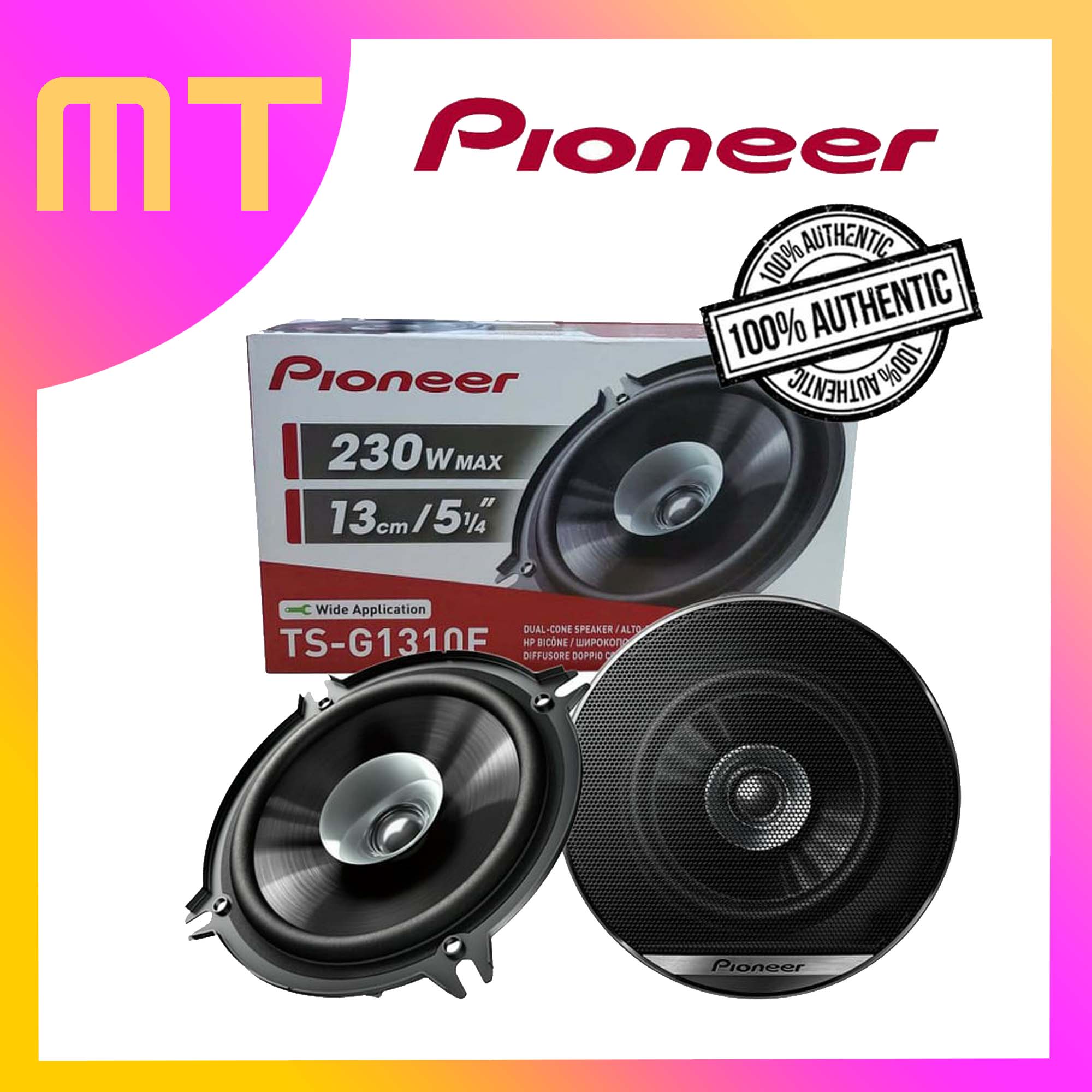 Pioneer TSG1310F Lautsprecher 13 cm 5,25" Dual Cone 230 Watt  Paarpreis