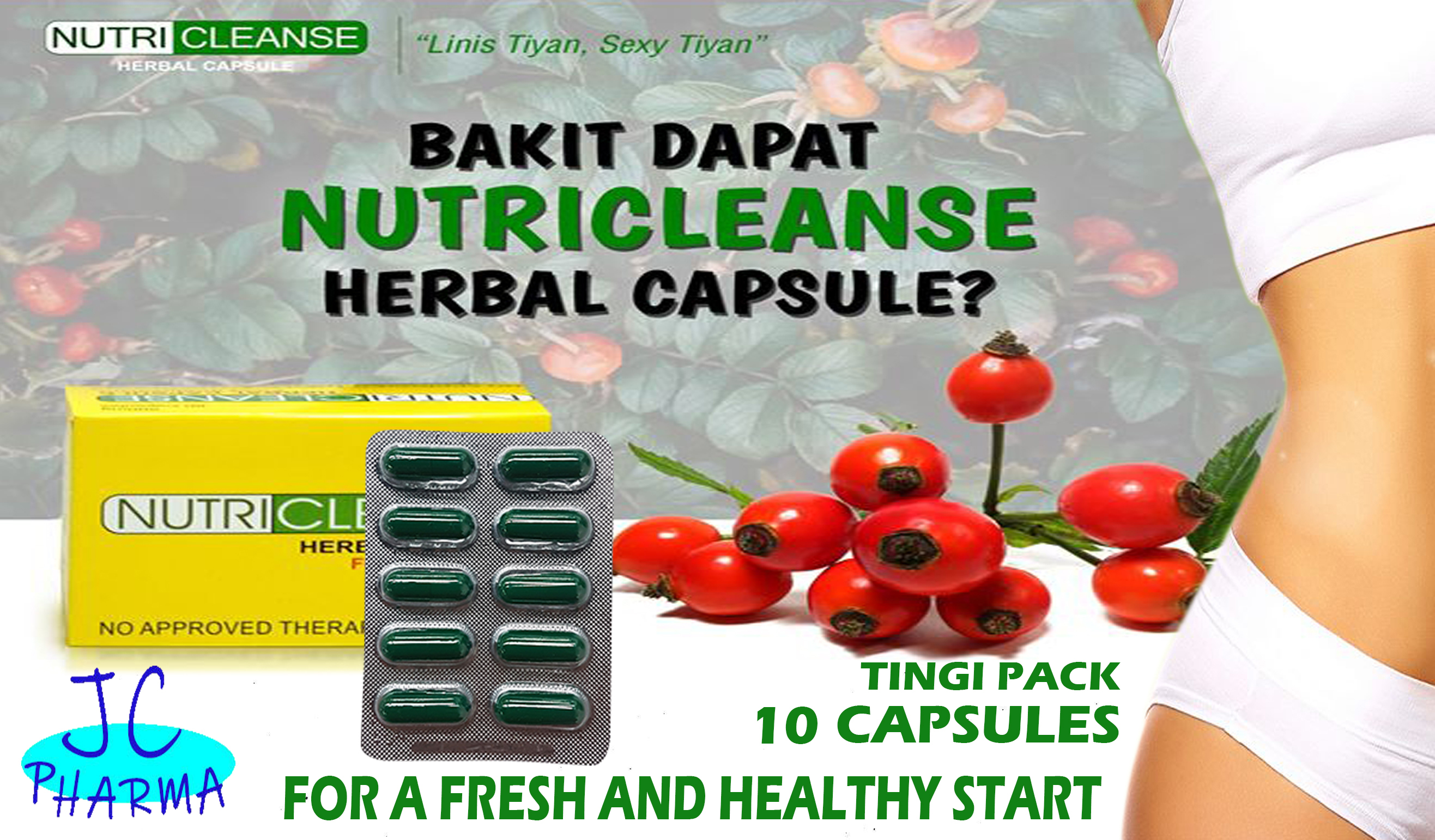 Authentic Nutricleanse Herbal Capsule Tingi Pack (10 Capsules) Lazada PH