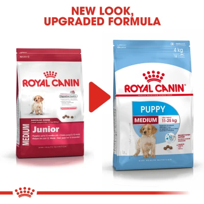 Royal Canin Medium Junior Puppy 4kg - Size Health Nutrition