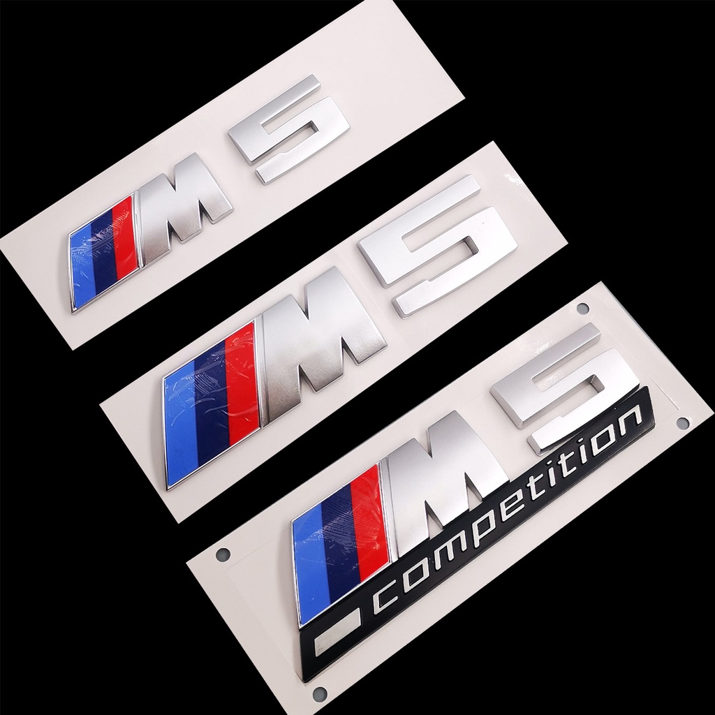 Hot New BMW M5 Logo Auto Badge Emblem Trunk Emblem COMPETITION Bar