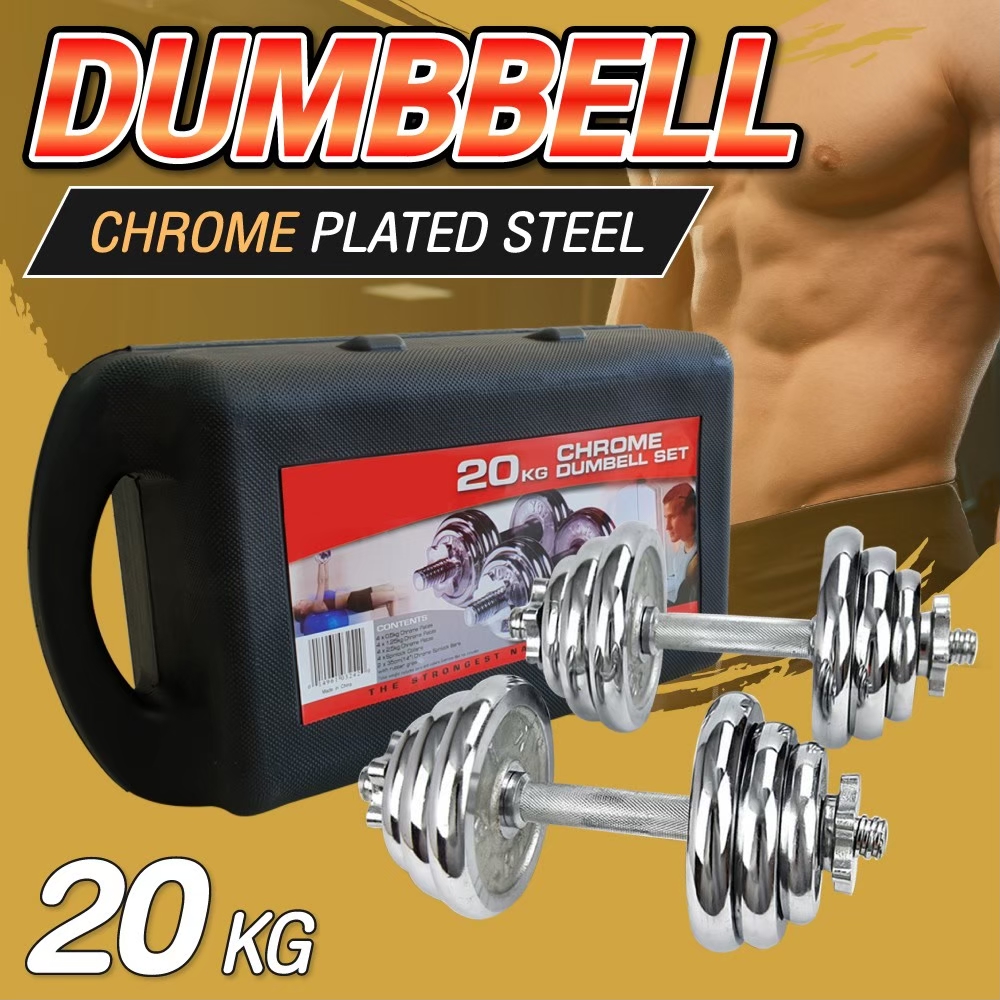 York fitness discount dumbbell set 20kg