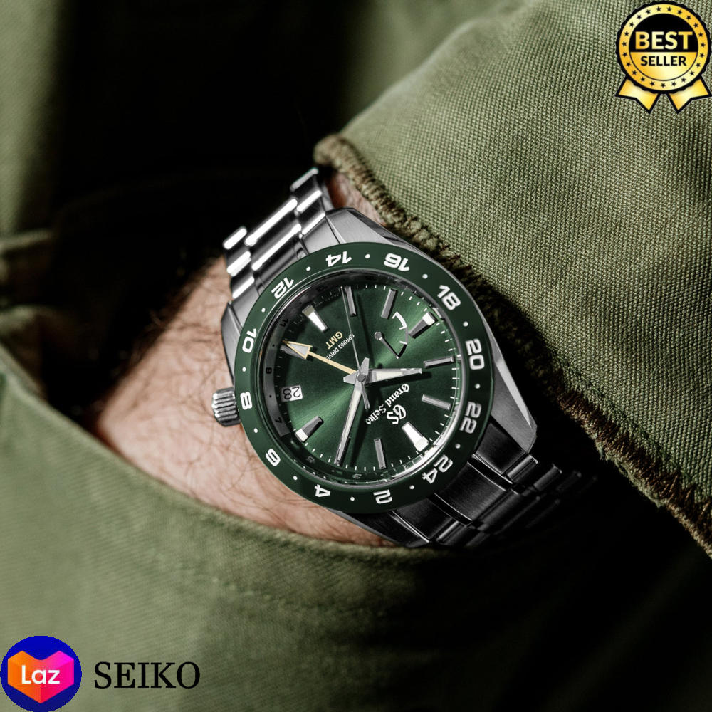 Seiko 5 Sports GS SBG Date Automatic Hand Movement Green Dial Stainless  Steel Watch For Men | Lazada PH
