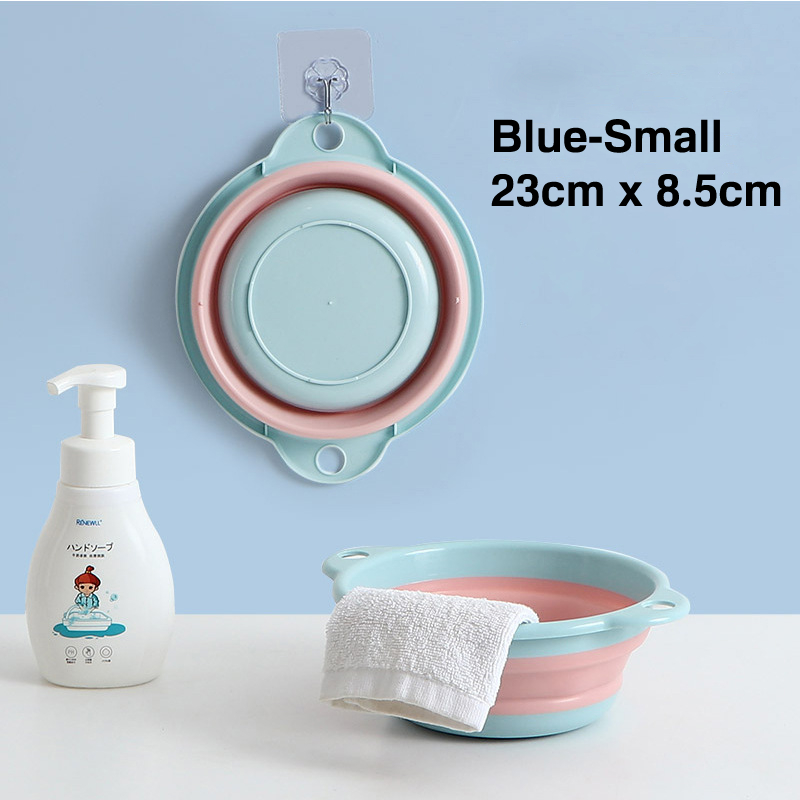 M&A PHC Foldable Multifunctional Round Basin/Cleaning Bucket Portable
