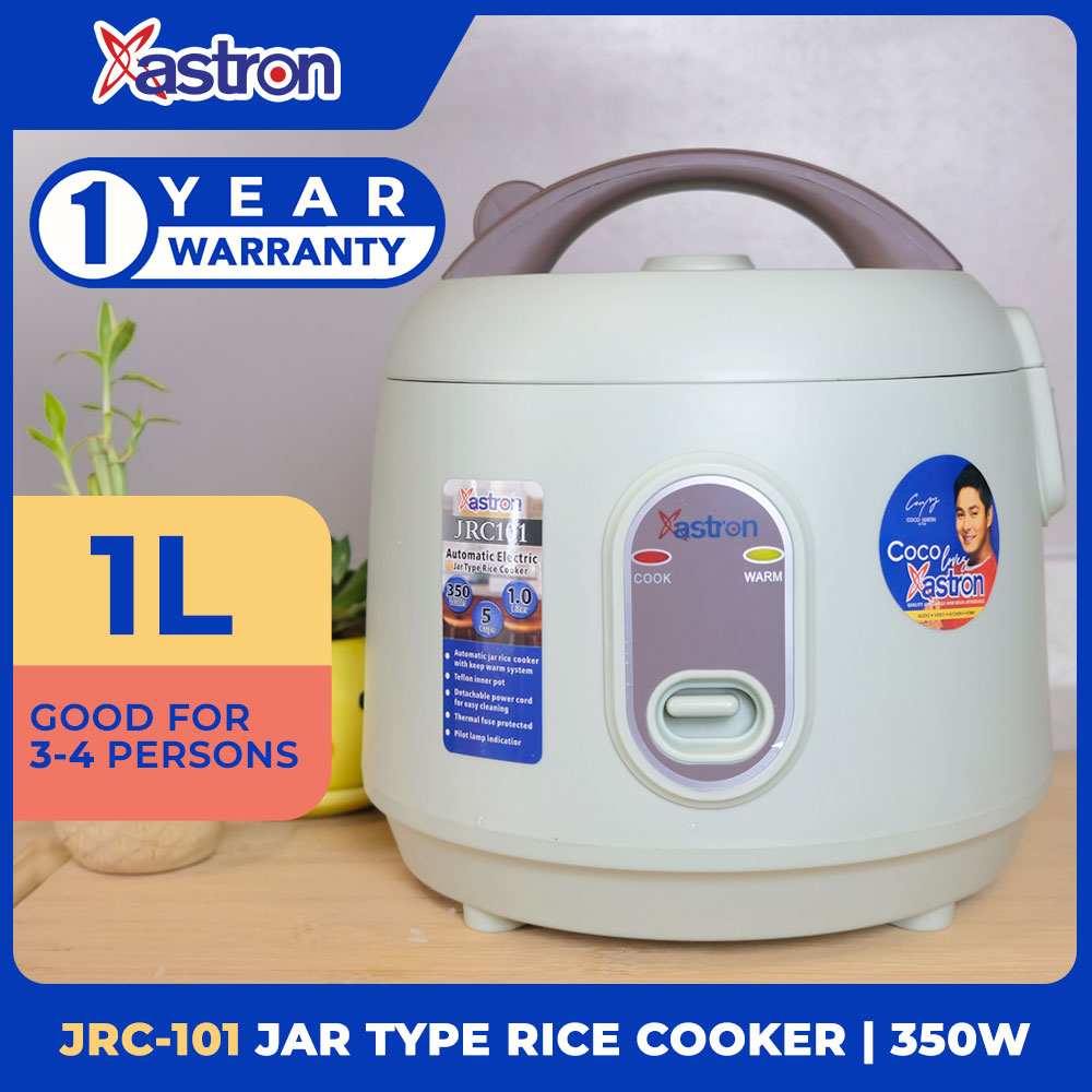 Astron JRC101 1L Jar Type Rice Cooker (Mint Green) 5 cups 350W 3