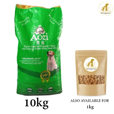AOZI Organic Adult Dog Food Apple Flavor 10KG