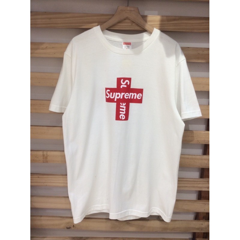 supreme cross box logo tee/New T-shirts 