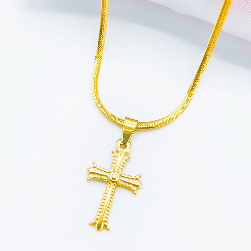 Gold Plated Necklace For Women 18K Gold 