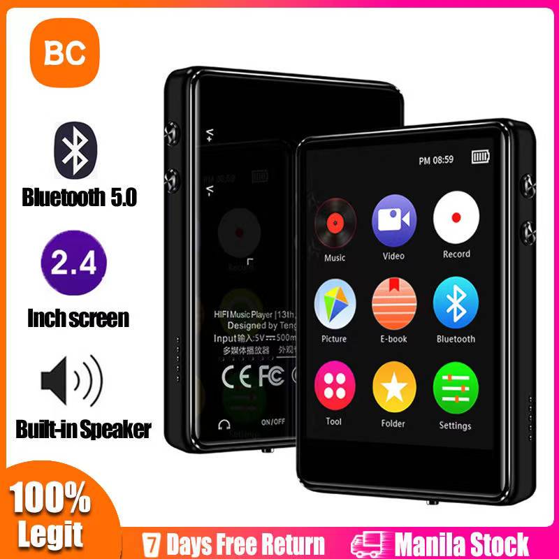 Bluetooth Music Player X62 Mini Walkman USB Mini MP3 Play 16GB Memory