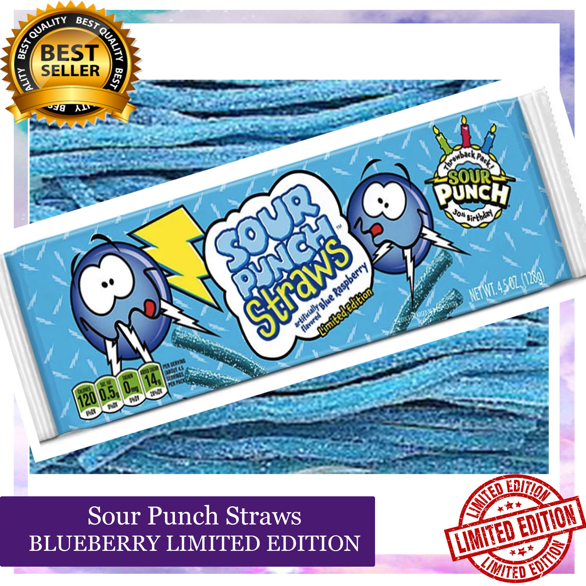 sour punch straws blue raspberry limited edition candy Lazada PH