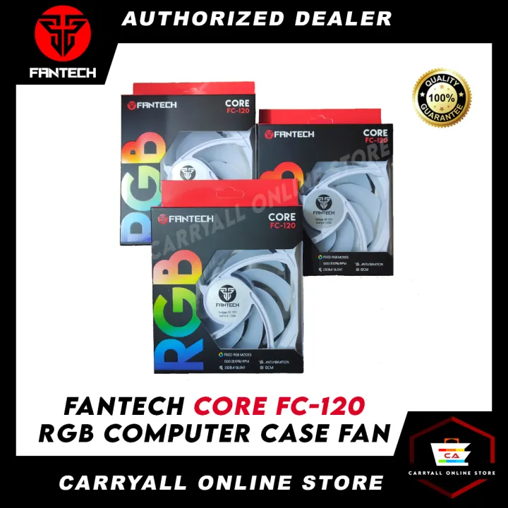 Fantech Core Fc 120 Rgb Computer Case Cooling Fan 1 Piece Lazada Ph