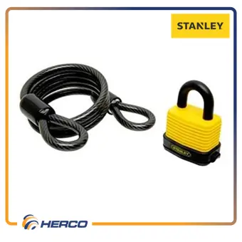 stanley combination padlock