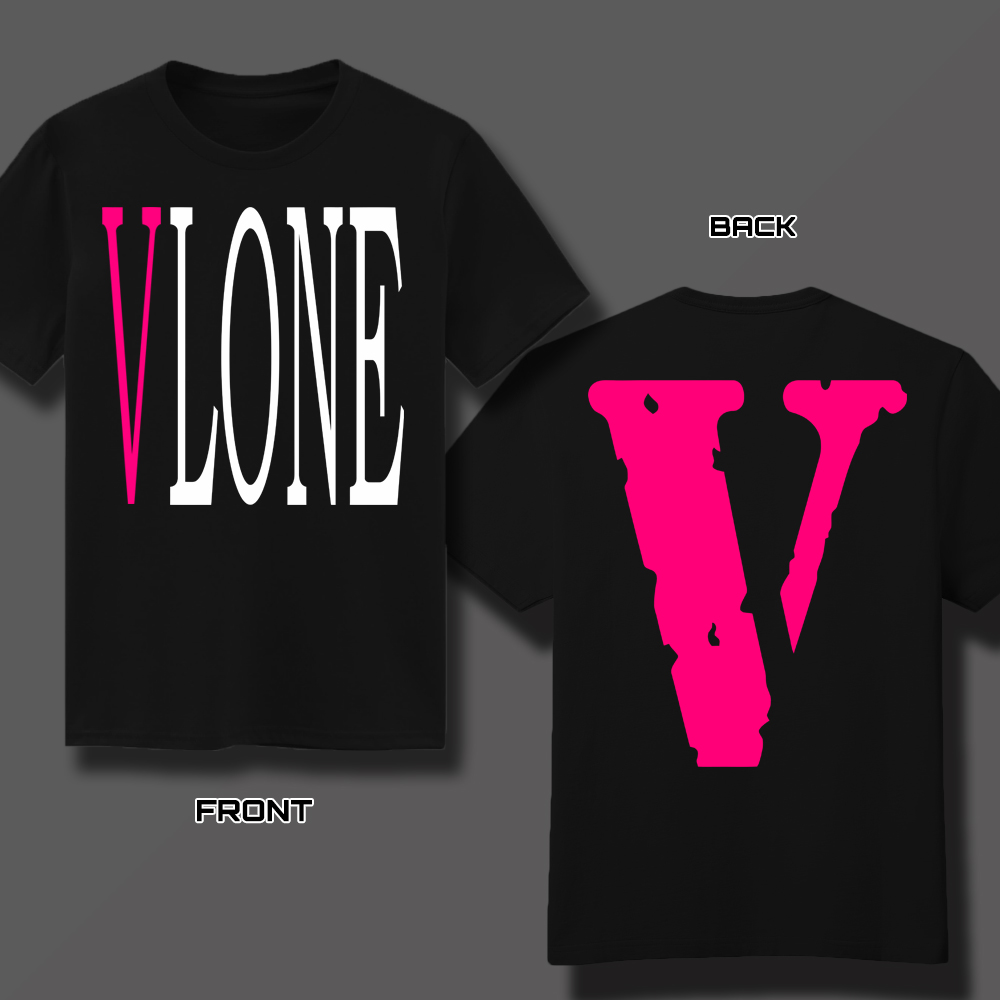 pink vlone shirt