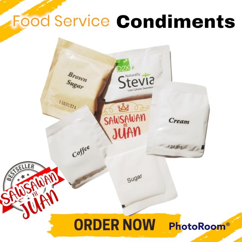 Coffee sachet Creamer Sachet Sugar Sachets by Sawsawan ni Juan (100pcs