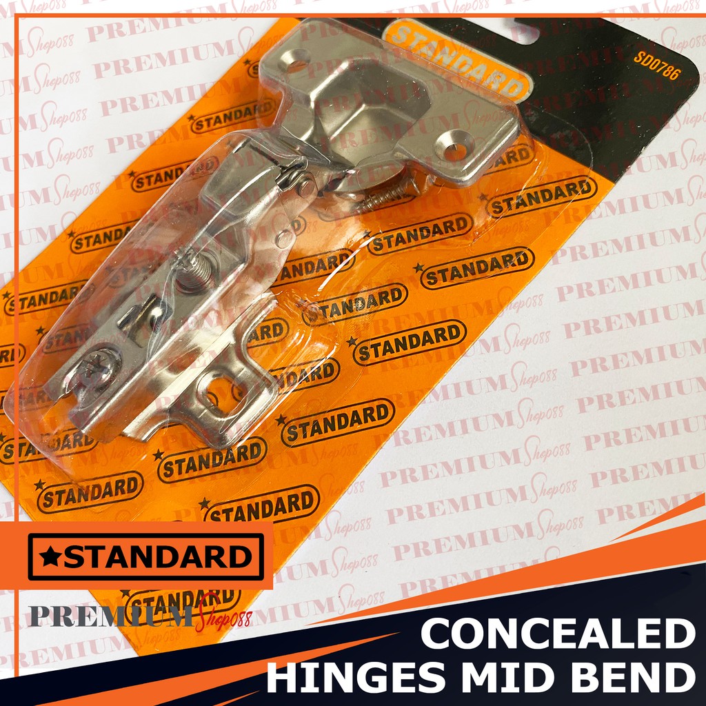Standard Concealed Hinges Regular for Full Half Overlap Inset