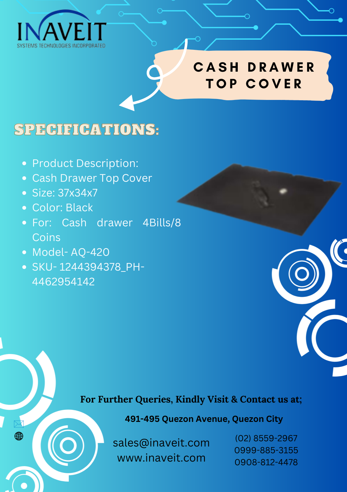 Cash Drawer Top Cover Lazada PH